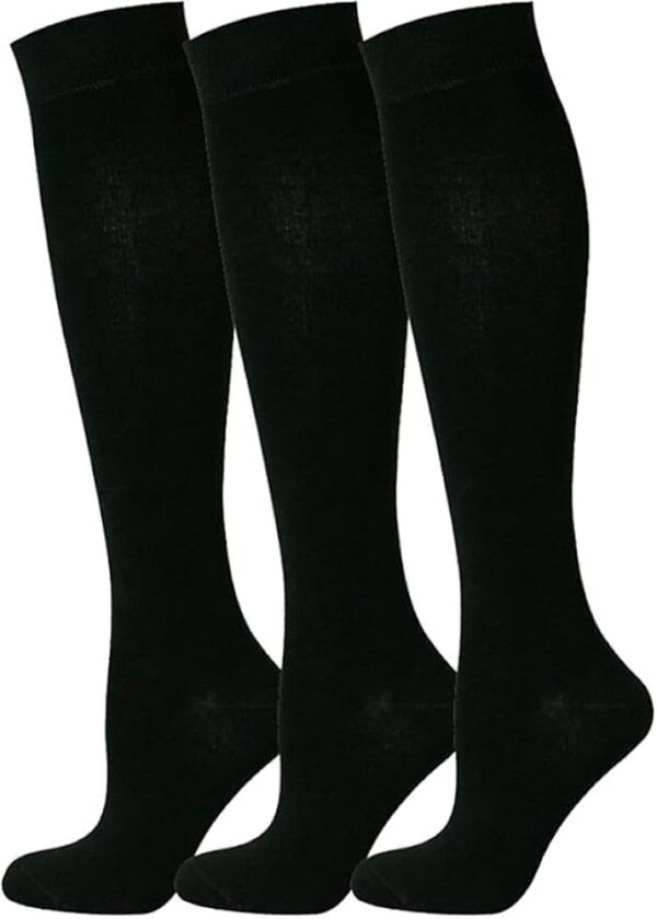 Cotton Rich Long Socks - Pack of 3