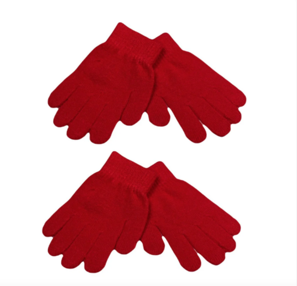 Knitted School Winter Gloves - Pack of 2